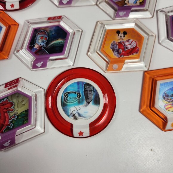 Disney Infinity Disk Lot of 23 and Portal Base for Xbox 360 - Picture 8 of 15